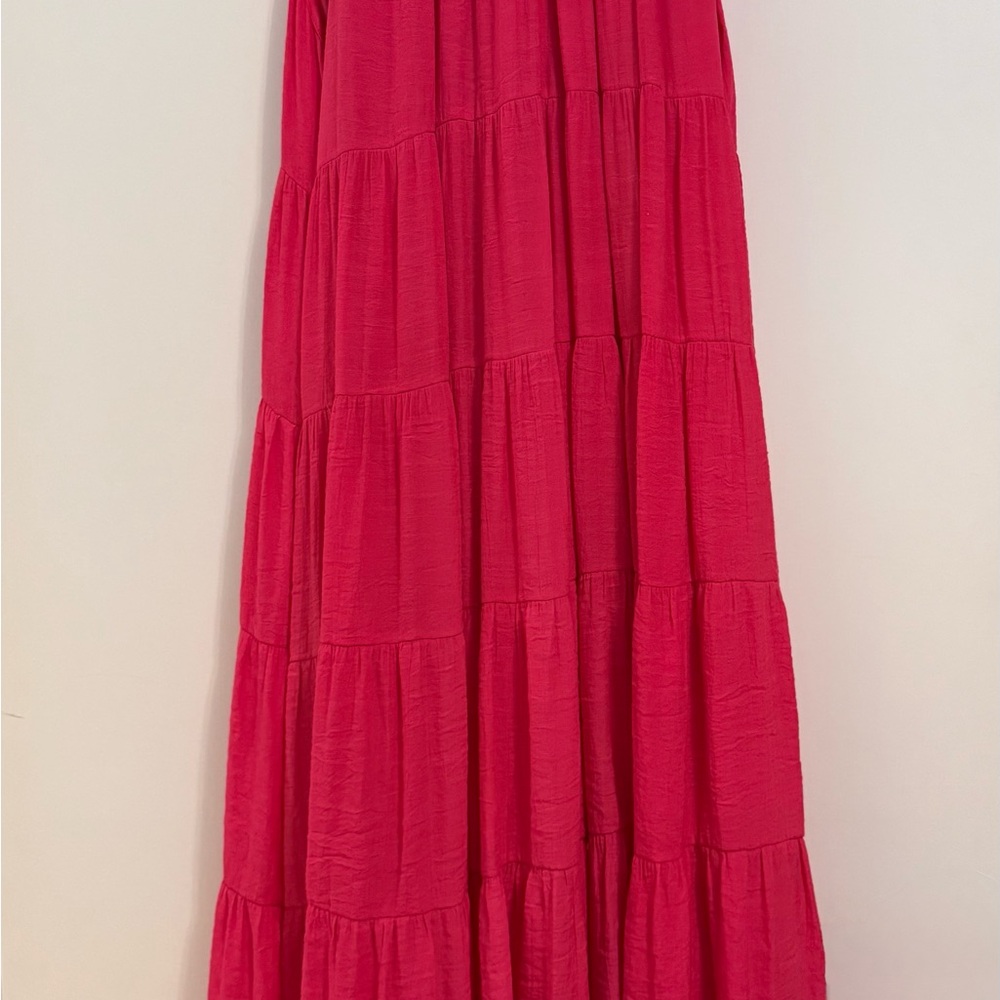 Entro Vibrant Pink Maxi Skirt